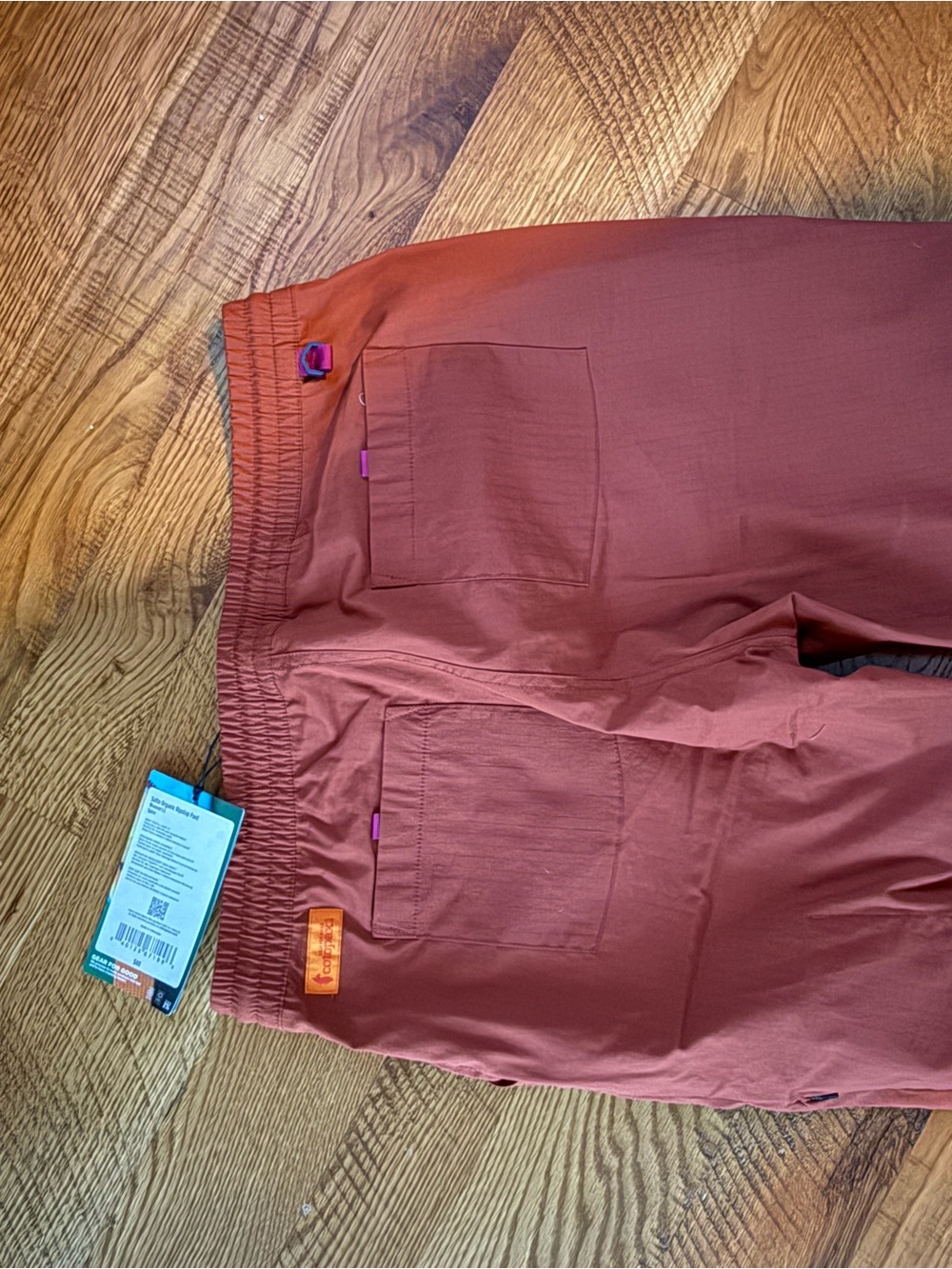 Cotopaxi women’s salto organic ripstop pant. Large, color spice NWT - Picture 6 of 8